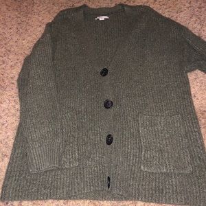 American Eagle green cardigan!
